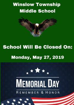 Memorial Day (School Closed)